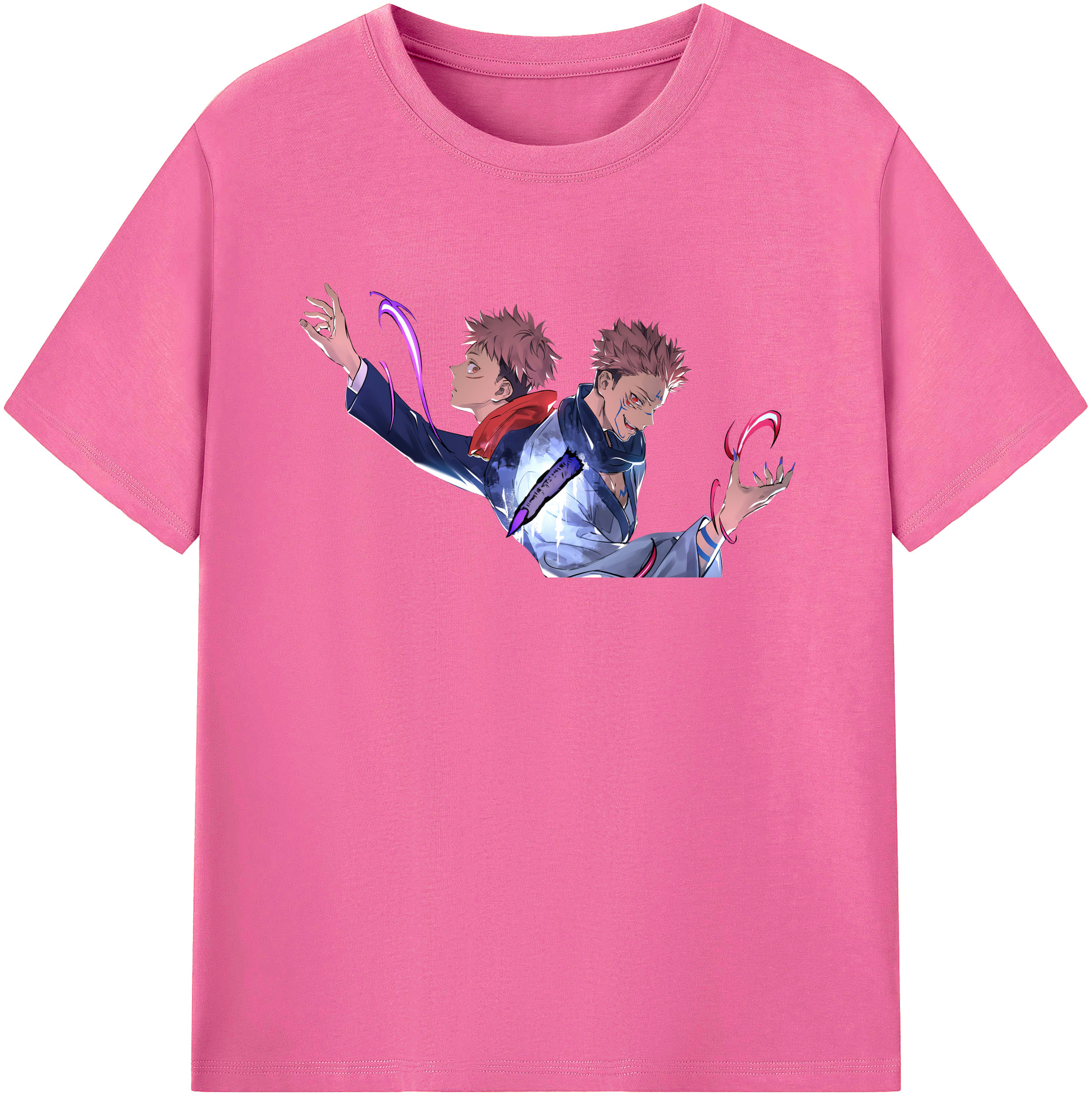 （画像用） 呪術廻戦 Jujutsu Kaisen レディースカジュアルプリントTシャツ（綿100％）